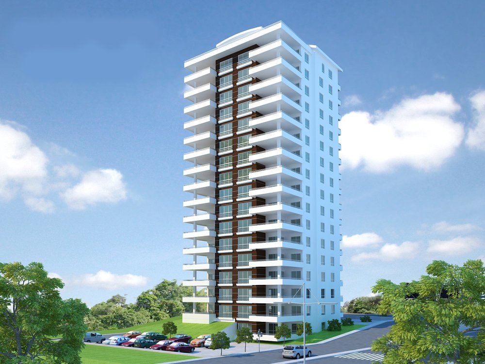 Yüksek katlı konut projesi — render görseli